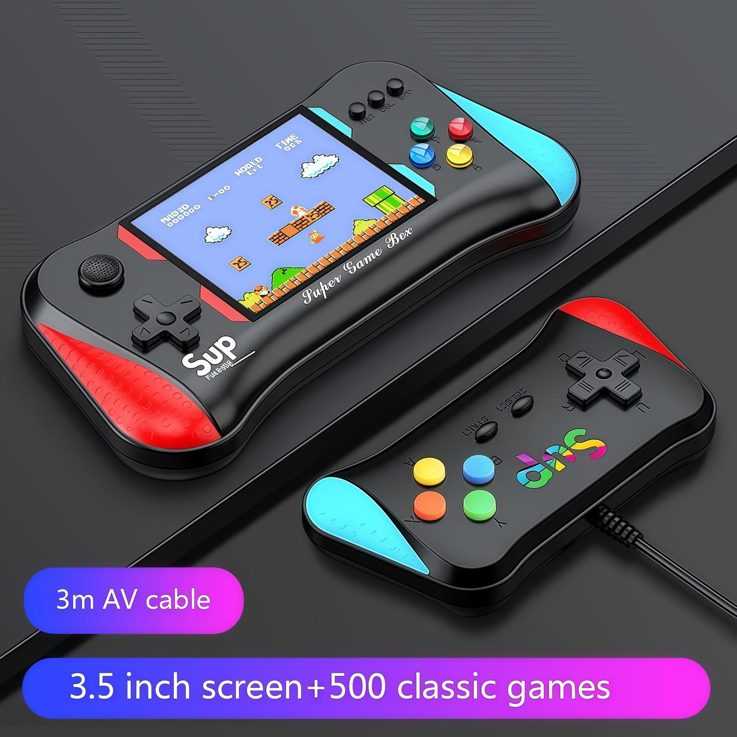 X7M SUP Retro Handheld Game Console