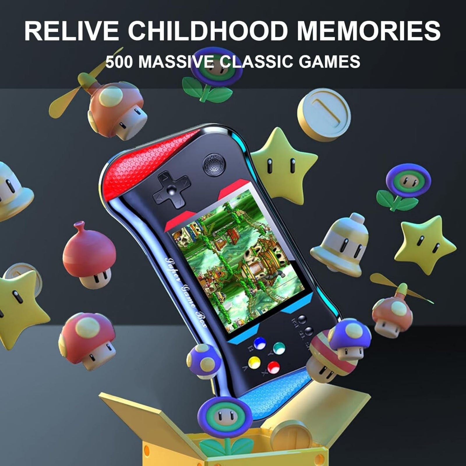 Retro handheld console gift box